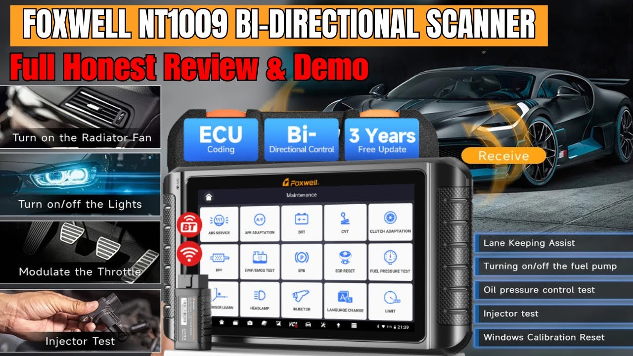 FOXWELL NT1009 Bi-Directional Scanner &ndash; Full Honest Review & Demo!