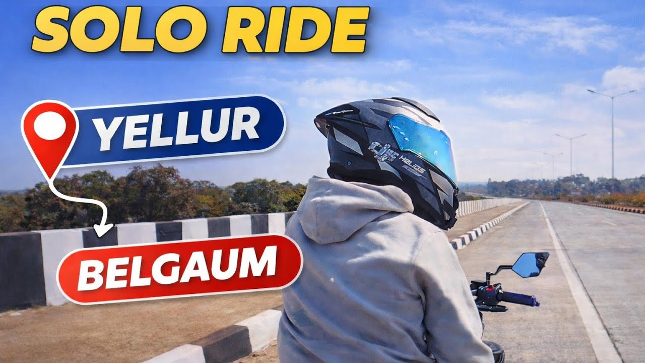 Yellur to Belgaum Solo Bike Ride | Beautiful Road Journey | Motovlog | Seizer On Ride