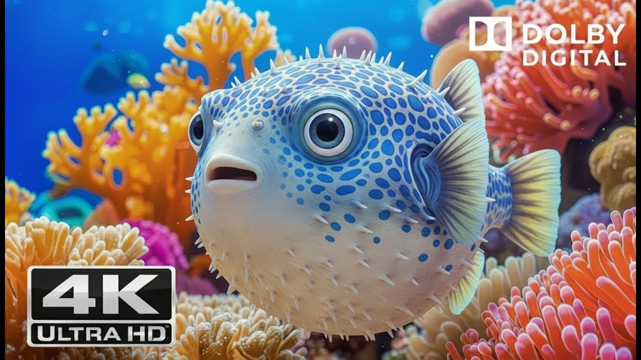 The Best 4K Aquarium - Dive Into The Mesmerizing Underwater Realm, Sea Jellyfish, Coral Reefs #13