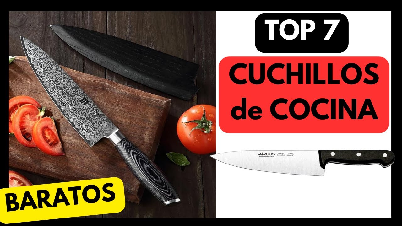 🔪 Los 7 MEJORES Cuchillos de Cocina en Amazon [2024]✅[Calidad-Precio] Japones Profesional Arcos Chef