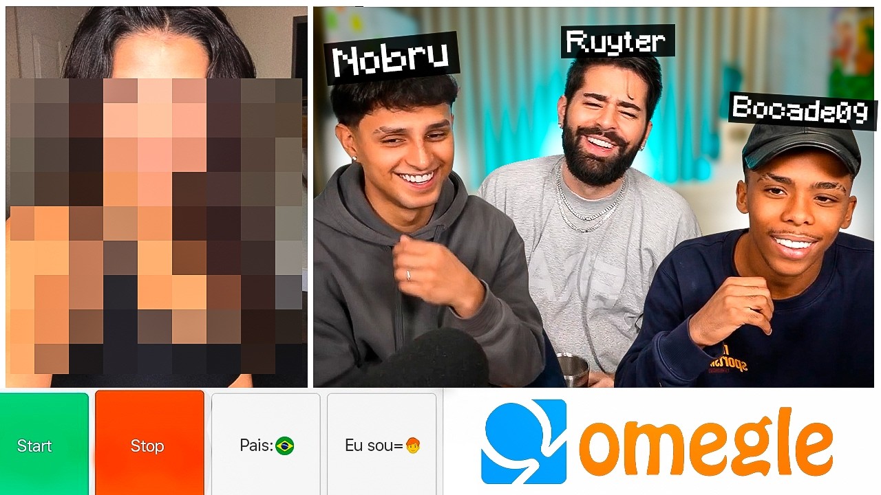 OMEGLE COM BOCA e RUYTER 🤣💜 NOBRU AO VIVO 💜