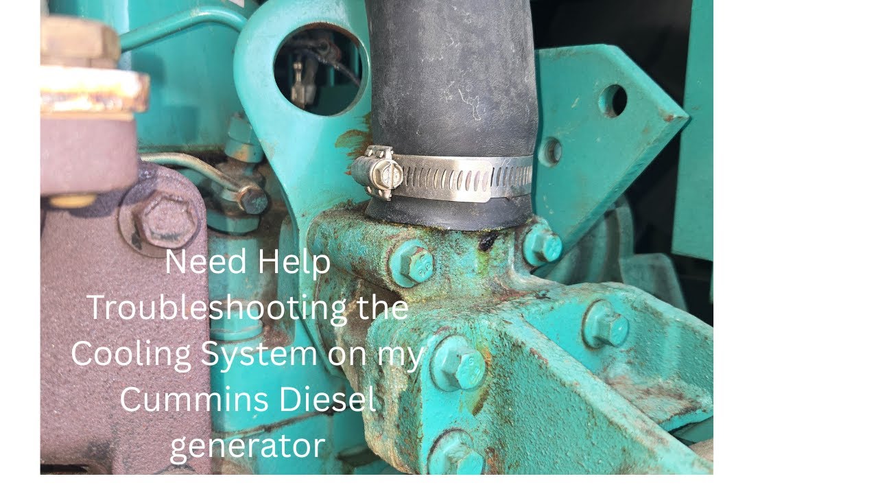 Help me with my Diesel Generator Cooling system troubleshooting