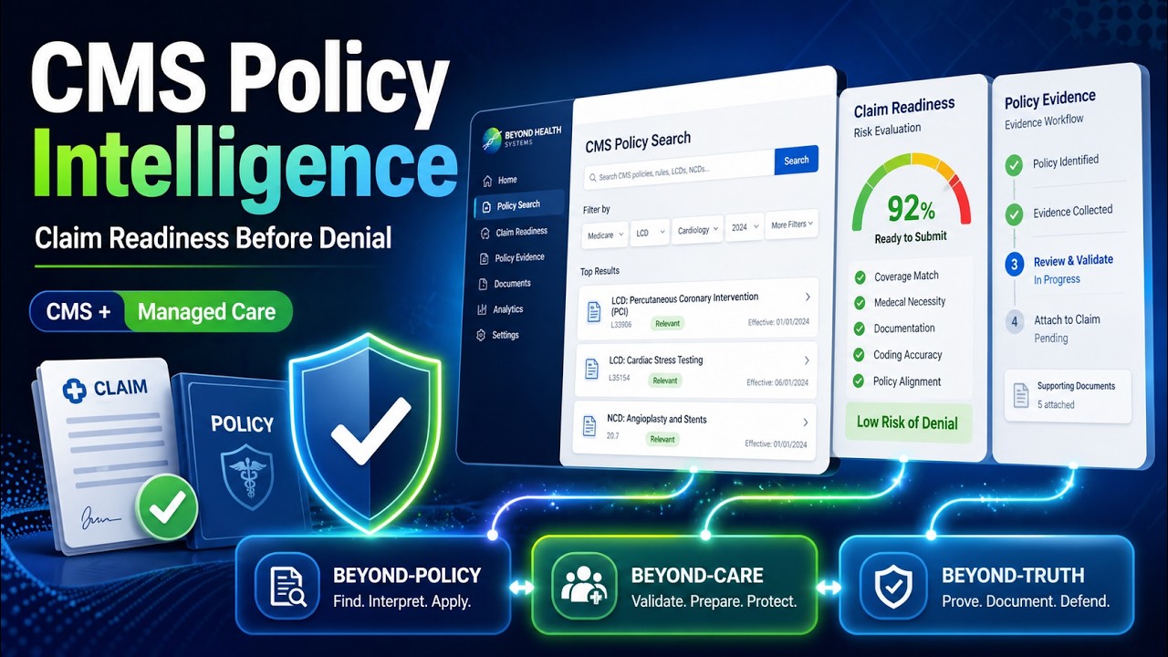 CMS Policy Intelligence   Claim Readiness Before Denial