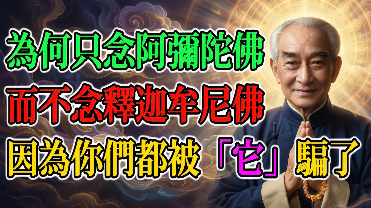 南懷瑾：全世界都在念阿彌陀佛，為何不念釋迦牟尼佛？揭開兩位佛陀背後不為人知的驚天秘密！#南懷瑾 #佛學 #因果 #佛法智慧 #佛教文化 #修心修行 #阿彌陀佛 #淨土法門