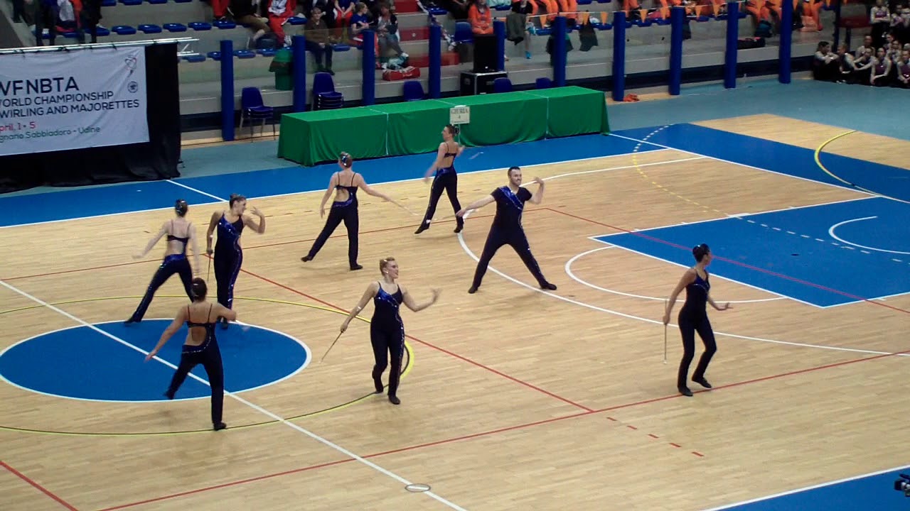 WC 2015 Senior Twirl Team USA