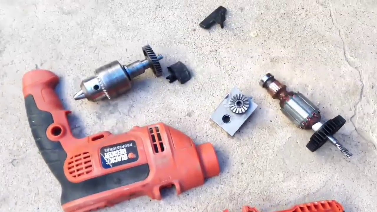 Reparando taladro que no gira.