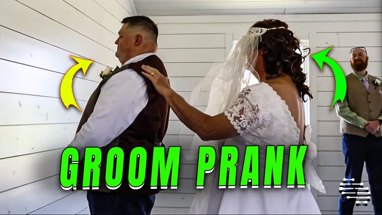 Groom Gets Surprise Prank During First Look with Bride