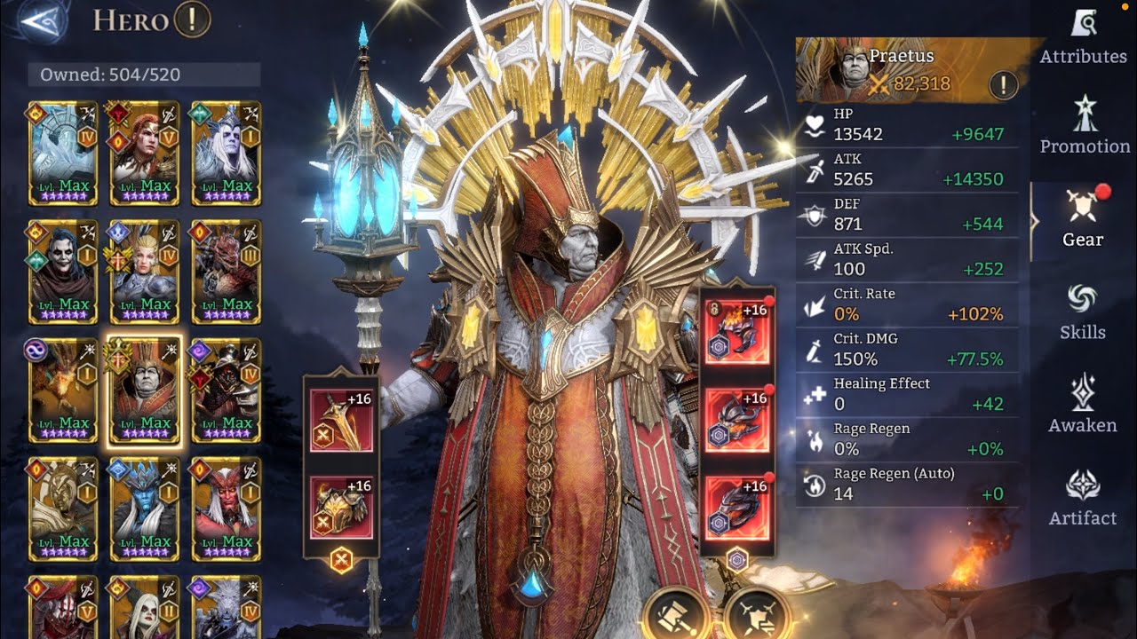 Watcher  of Realms | Gear Raid 2-21 | Speed run with Praetus