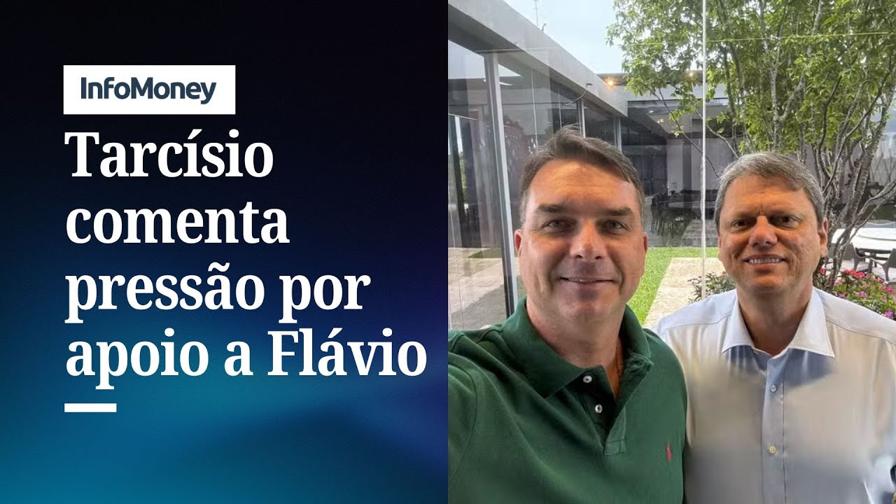 Tarcísio, sobre cobrança por apoio a Flávio: Querem mais que isso? | InfoMoney News