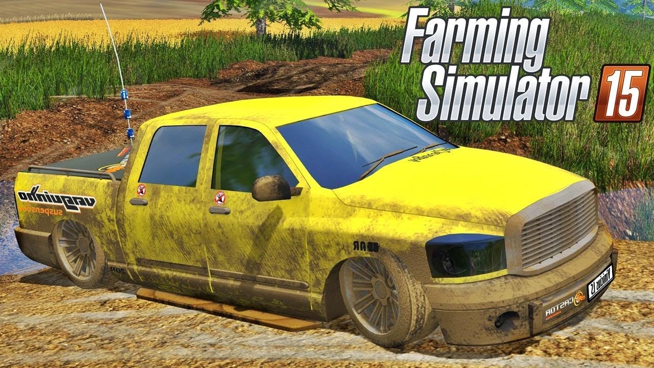 Pick-Up Com Suspensão a AR Na Lama - Farming SImulator 15 Multiplayer