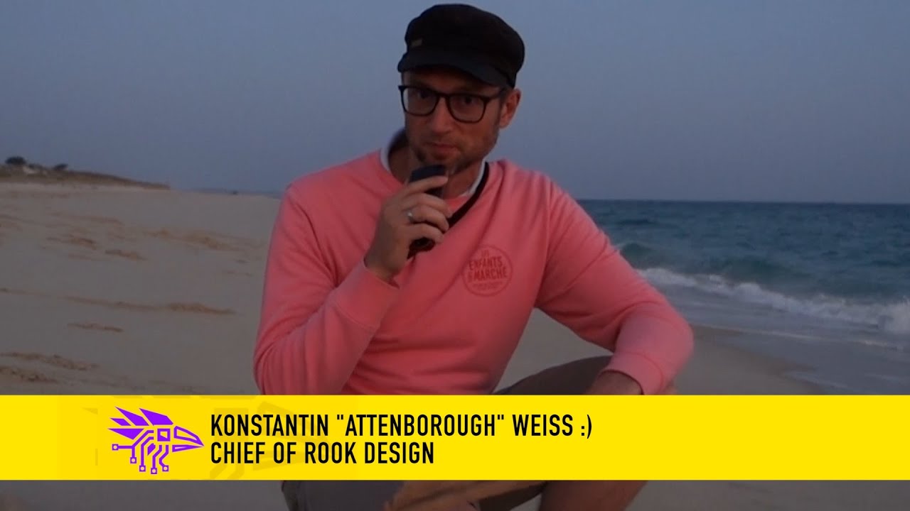 RooK Design von Konstantin am Strand erklärt