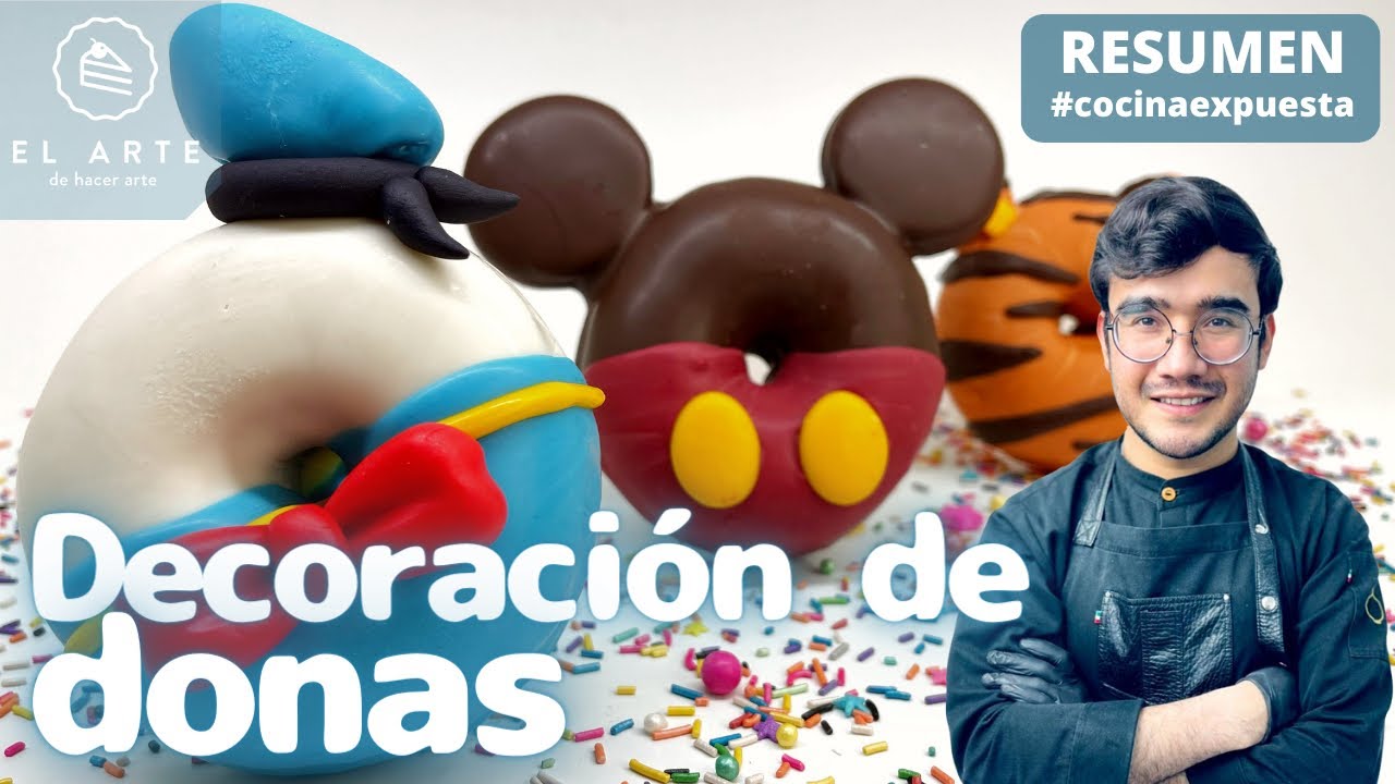 Cómo decorar donas con chocolate - Resumen de Cocina Expuesta