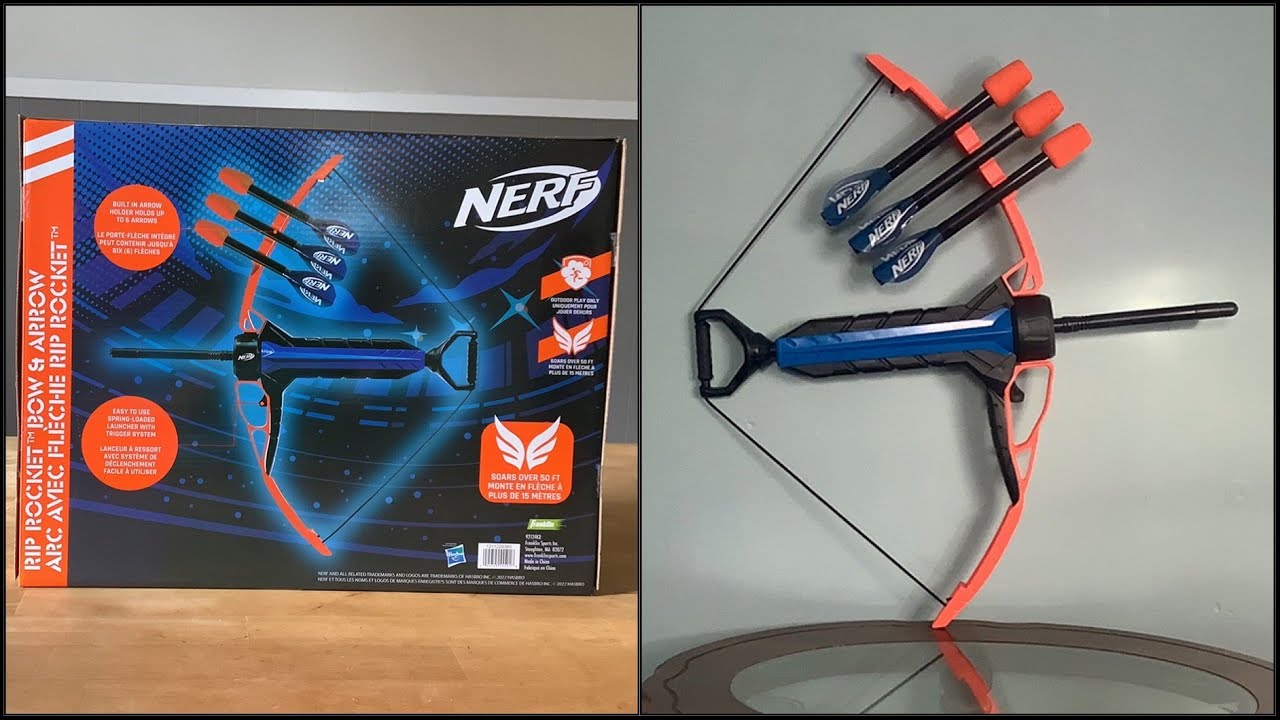 Nerf Has A NEW Bow!  The RIP ROCKET Bow and Arrow Set! #shorts #nerf #nerfblaster #blasters #nerfbow