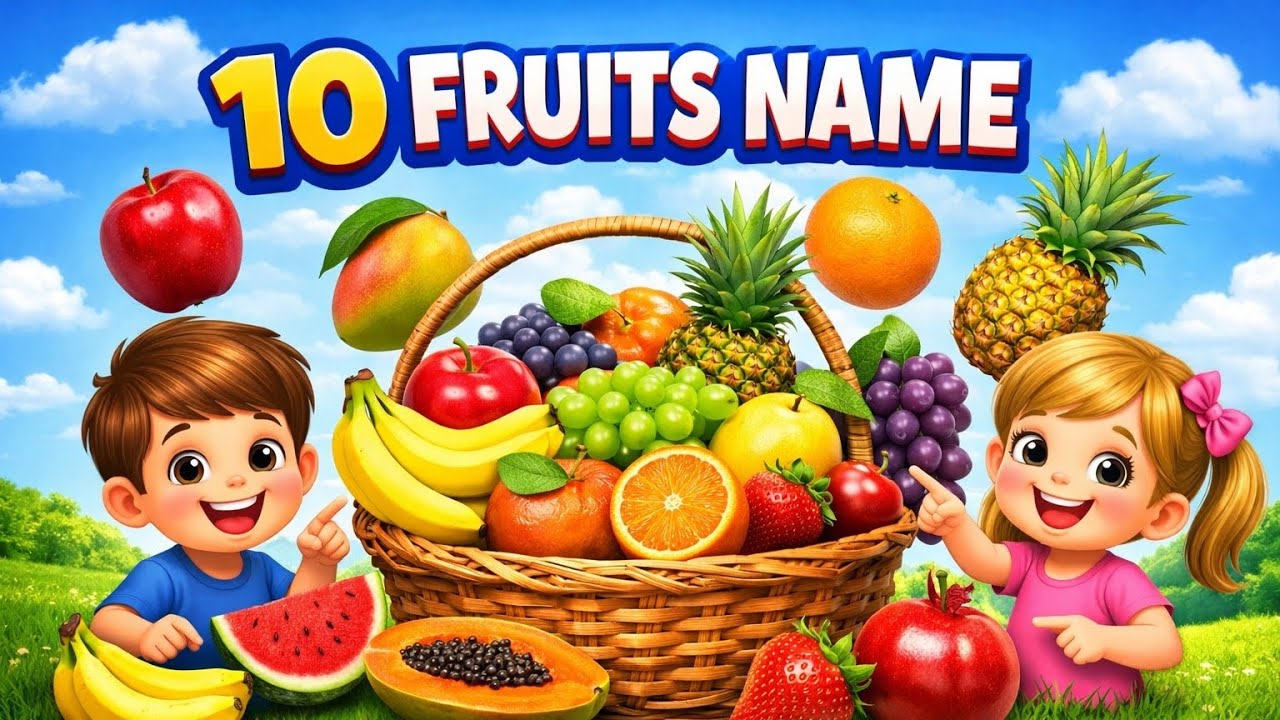 Fruits name with viedos|फल के नाम| Education viedo for kids|Learn fruits name|