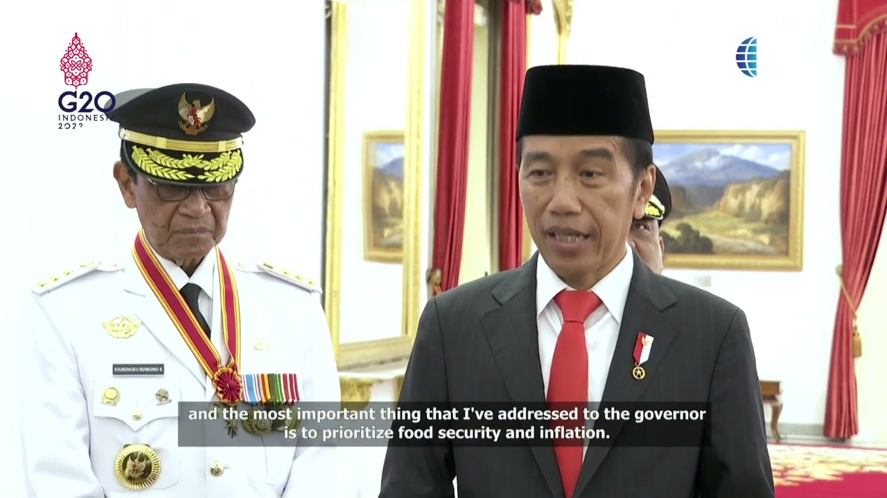 Presiden Jokowi Lantik Gubernur dan Wakil Gubernur DIY, Sri Sultan Hamengku Buwono X & Paku Alam X