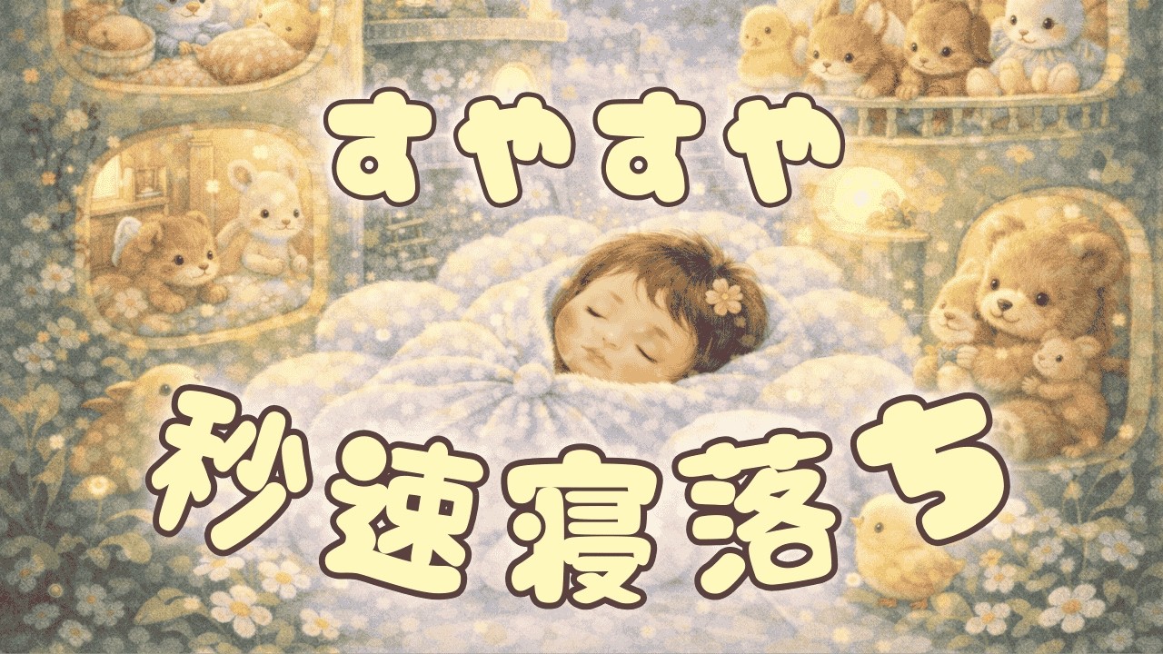 睡眠医　監修】赤ちゃんすぐ眠る😴安心と愛情の感覚を促進する音楽🎵朝までぐっすり起きない✨赤ちゃん泣き止む睡眠用BGM💕