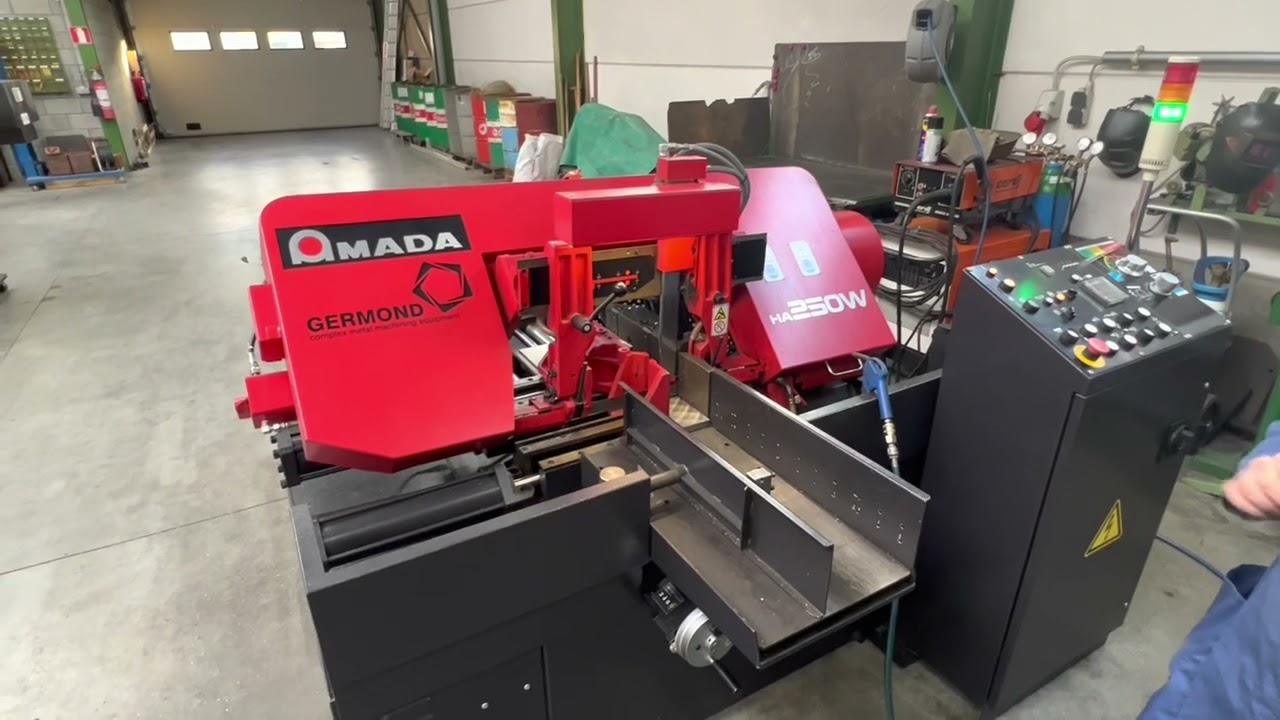 2011 Amada HA 250 W Band Saw Machine Auction 43550 - 4