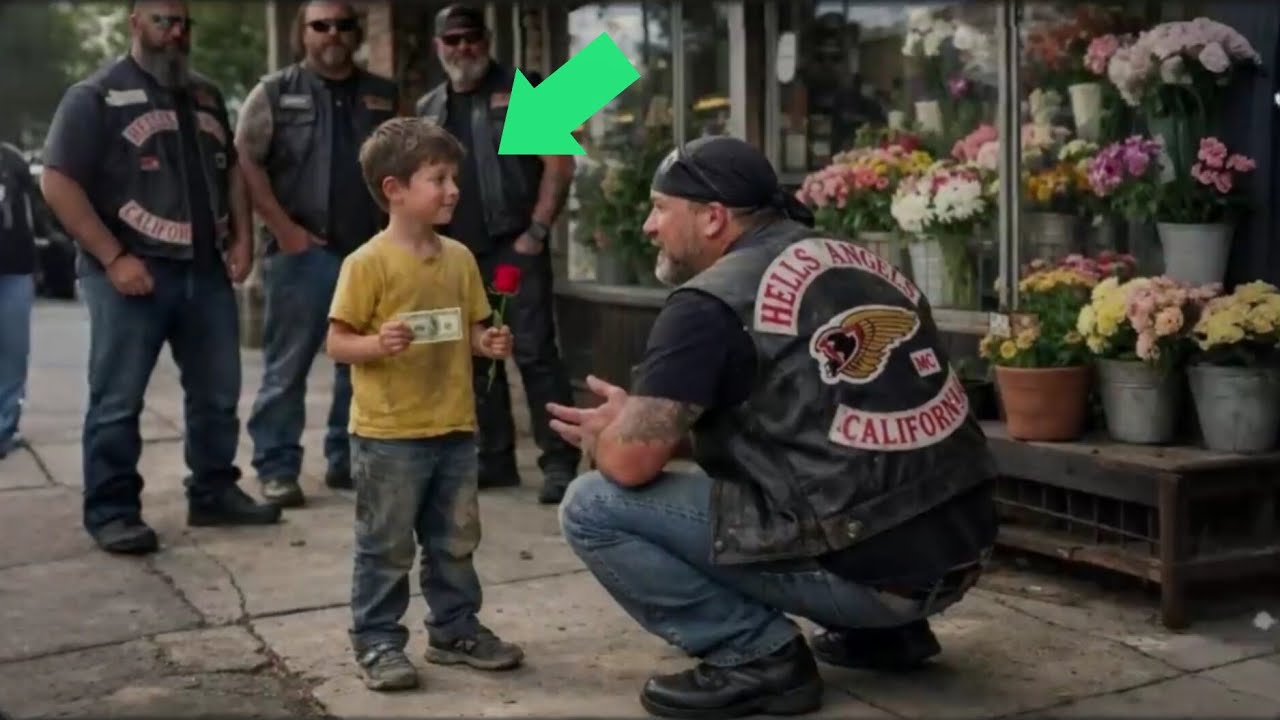 Little Boy Saved All Year To Buy His Mom Flowers - 92 Hells Angels Made Sure He Got Them.