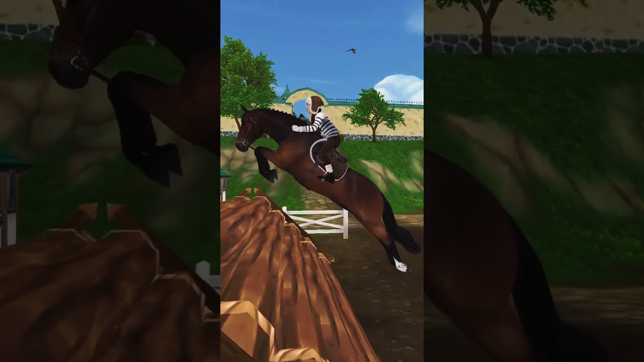 Hanoverian jump!! #edit #sso #horse #starstable #equestrian #shorts #subscribe #like #games