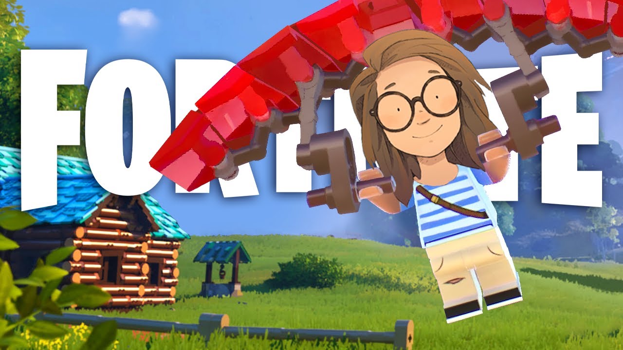 Stacy plays Fortnite for the first time! | LEGO Fortnite