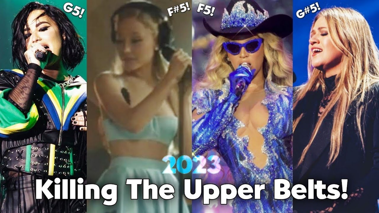FAMOUS SINGERS | Slaying Upper Belts In 2023!! (E5 - G#5)