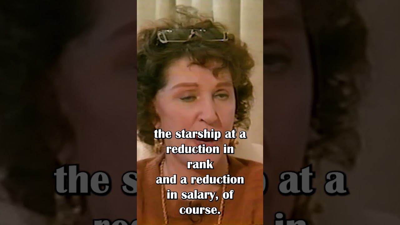 Majel Barrett Roddenberry thinks Nurse Chapel is a loser! #startrektheoriginalseries #startrektos