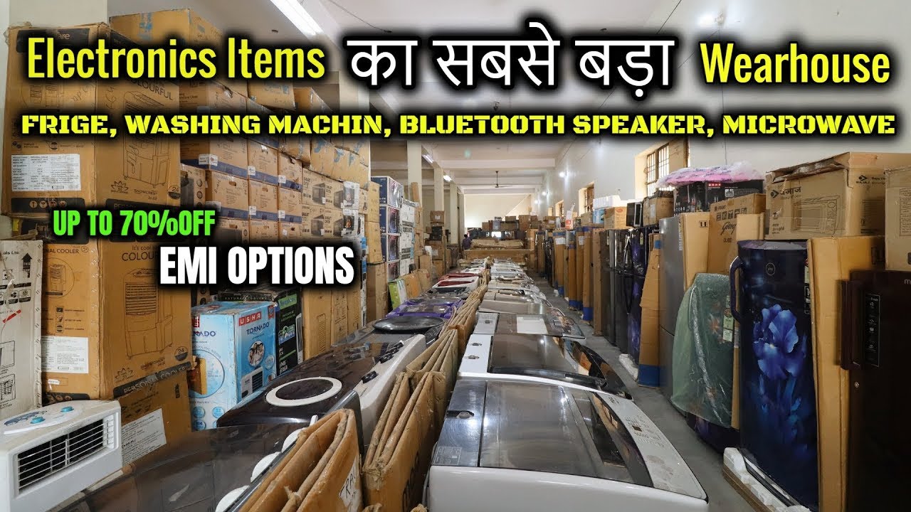 cheapest electronics warehouse in Ahmedabad | fridge , washing machine , led tv , ac | #bluestone