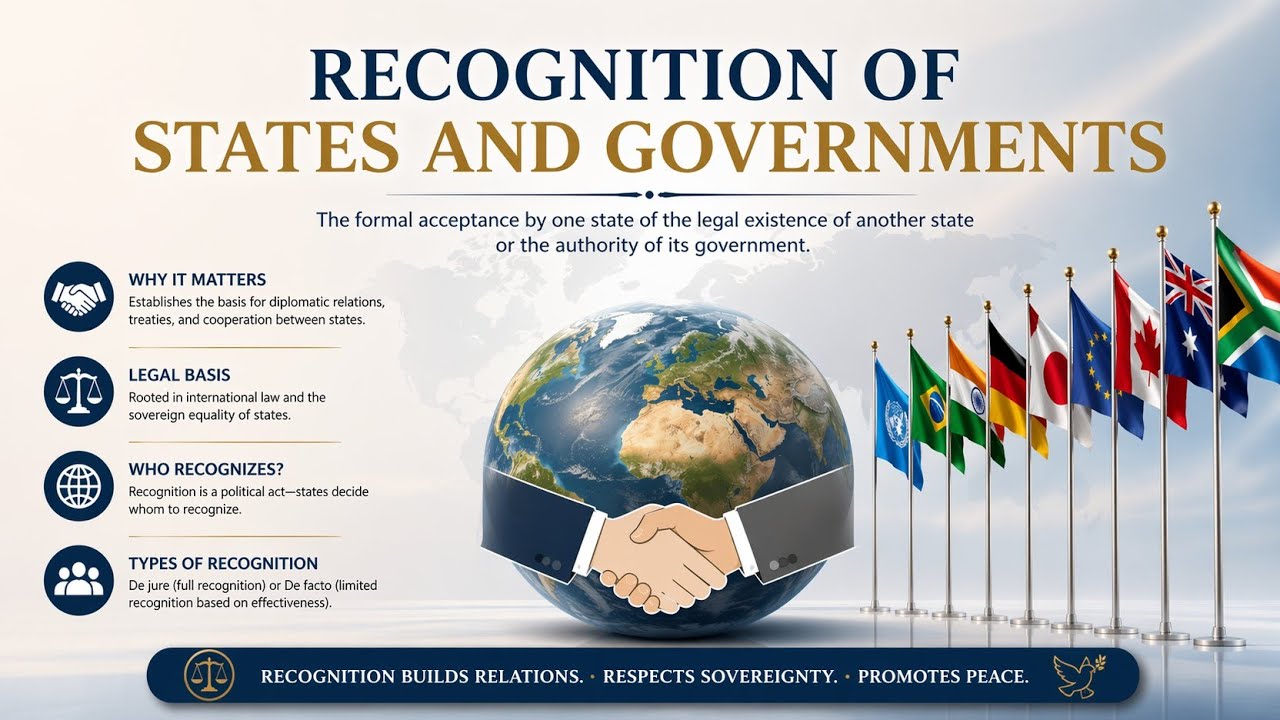 Public International Law L6: Recognition of States and Governments | Judiciary & UGC NET Exam Prep