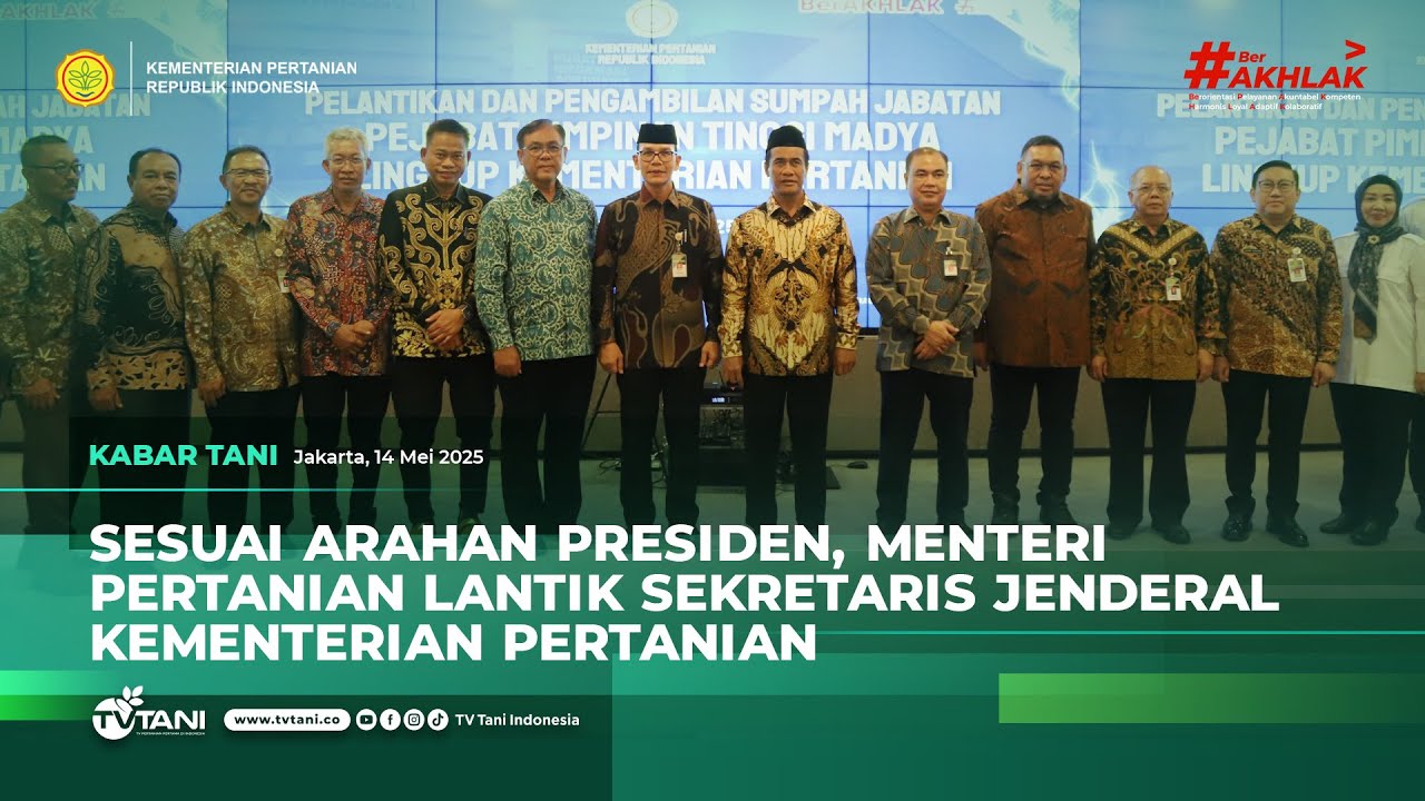 Kinerja Totalitas, Sekretaris Jenderal Kementan Siap Jaga Ketahanan Pangan