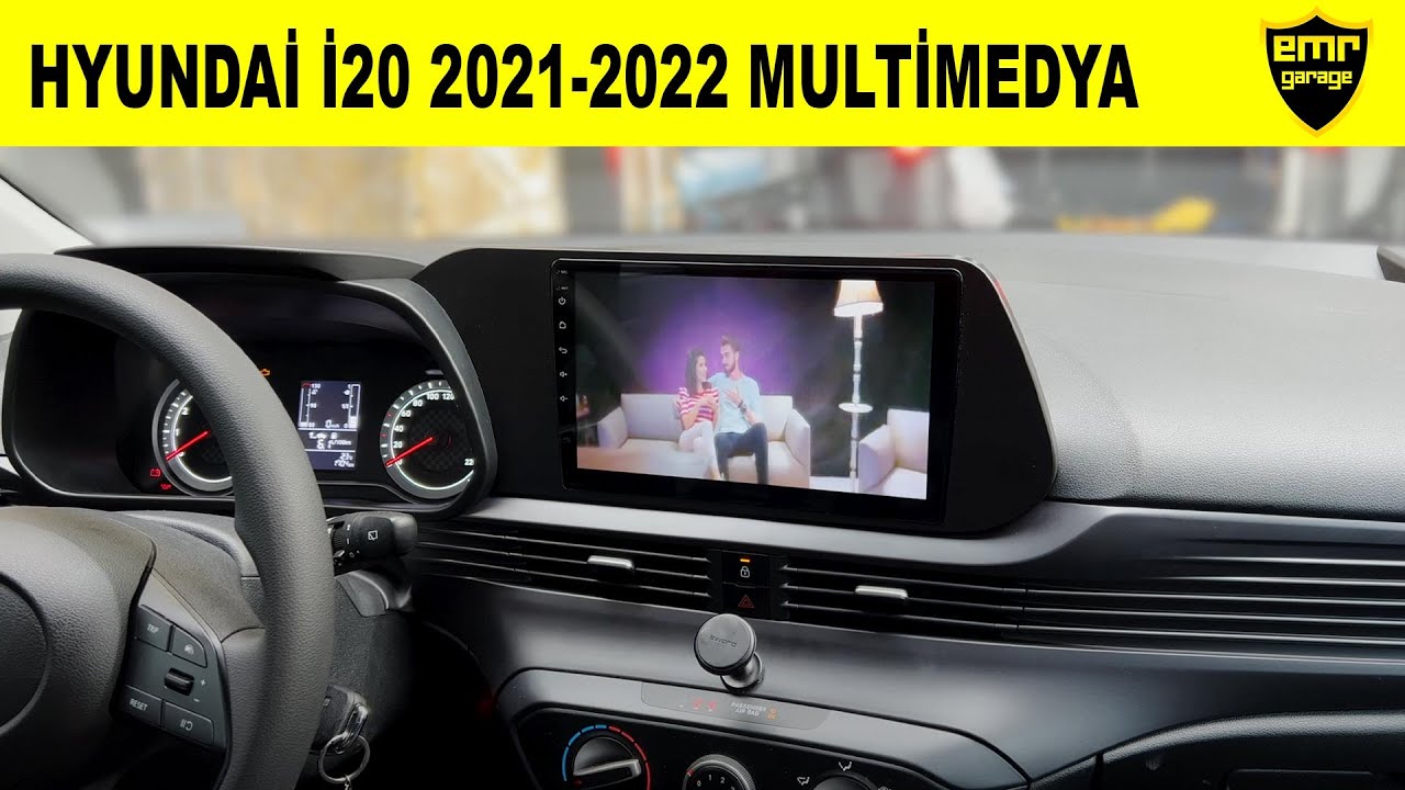 Hyundai Yeni i20 2021-2022 büyük ekran android multimedya teyp - Emr Garage Ankara