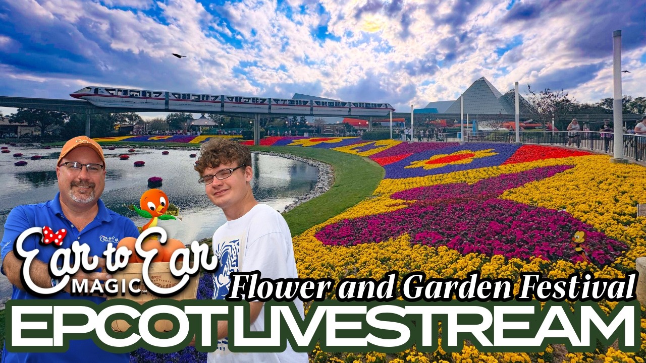 🔴 LIVE Epcot International Flower and Garden Festival Saturday Live Stream 03.06.2026