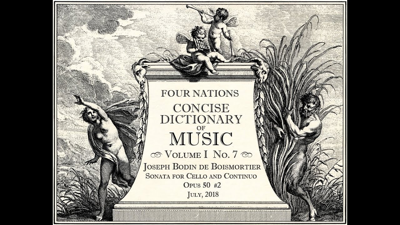 Boismortier Sonata for Cello & continuo Opus 50 #2