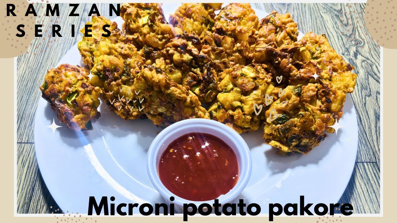 Microni Potato K Pakore😋|Ramzan series!
