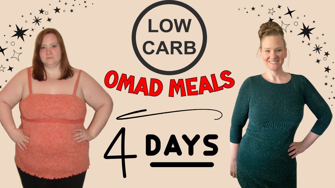 LOW CARB DIRTY KETO MEALS | 4 Days of Eating OMAD | One Meal A Day recipes | Low Carb OMAD meals