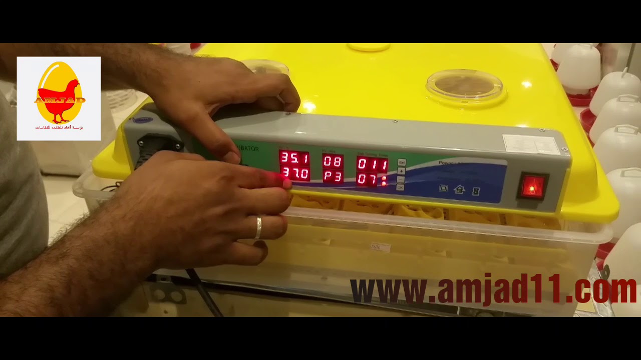 طريقة تشغيل فقاسة 63 - 98 بيضة