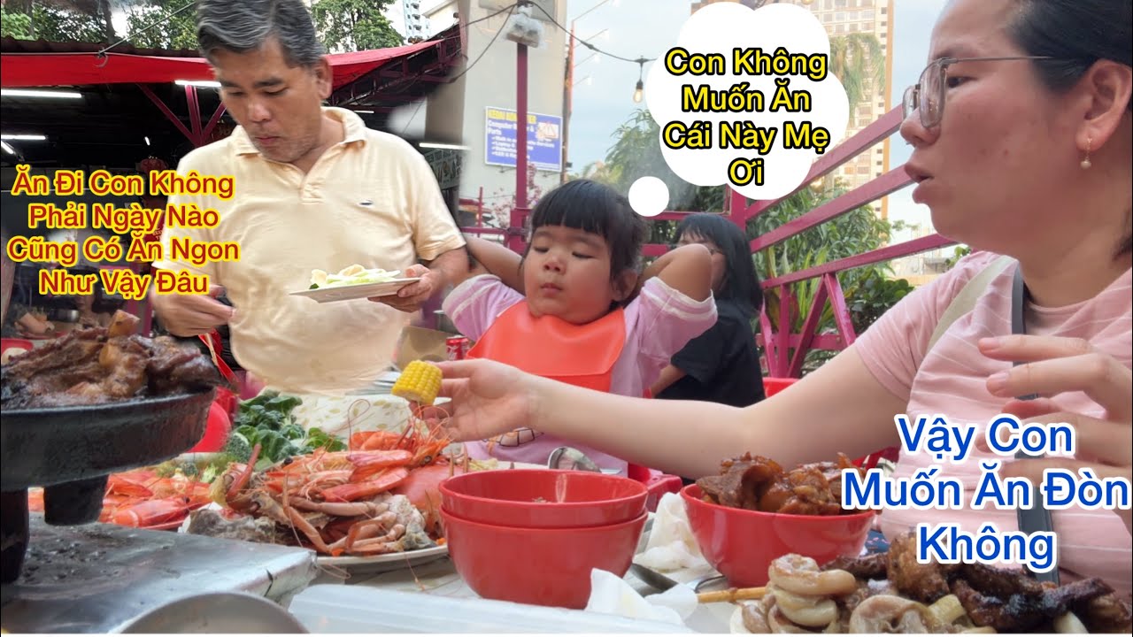 174 : Đi Ăn Buffet Không Giới Hạn Thời Gian, Gia Đình Nguyên Được Ăn Đồ Nướng Một Bữa No Nê Mới Về