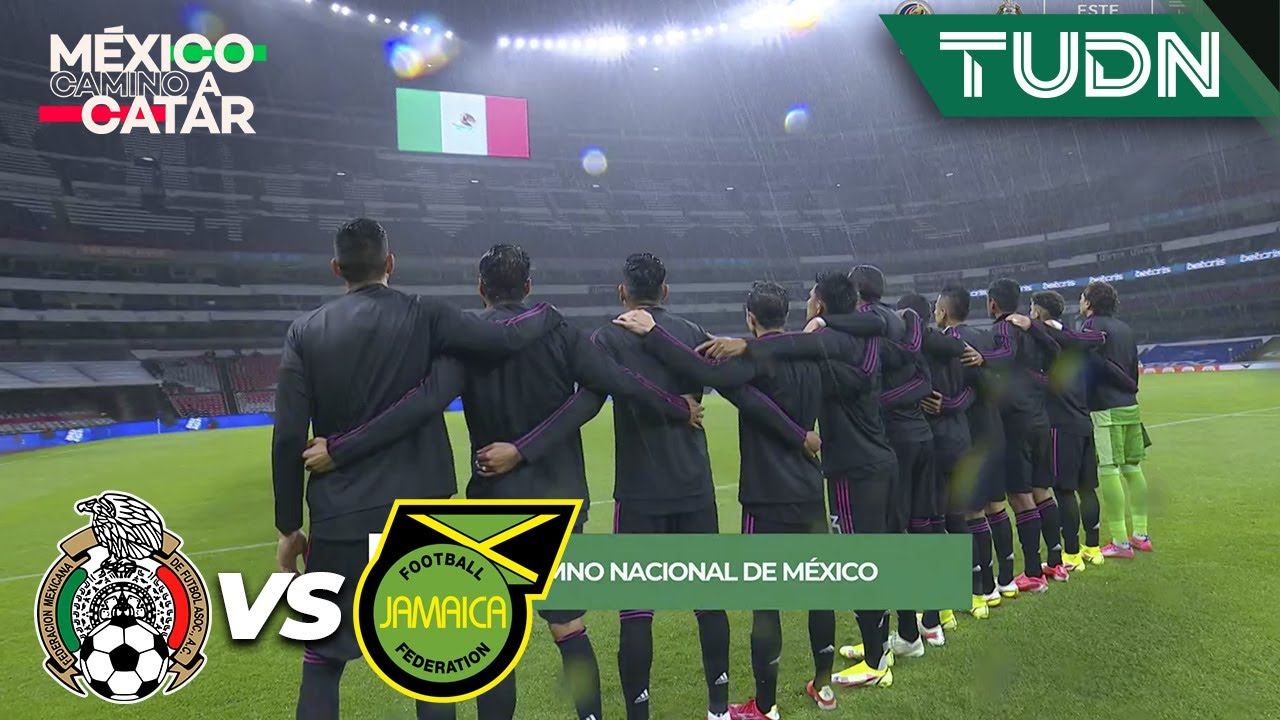 ¡Sin público! Se entona el Himno Nacional | México 0-0 Jamaica | Eliminatoria - Catar 2022 | TUDN