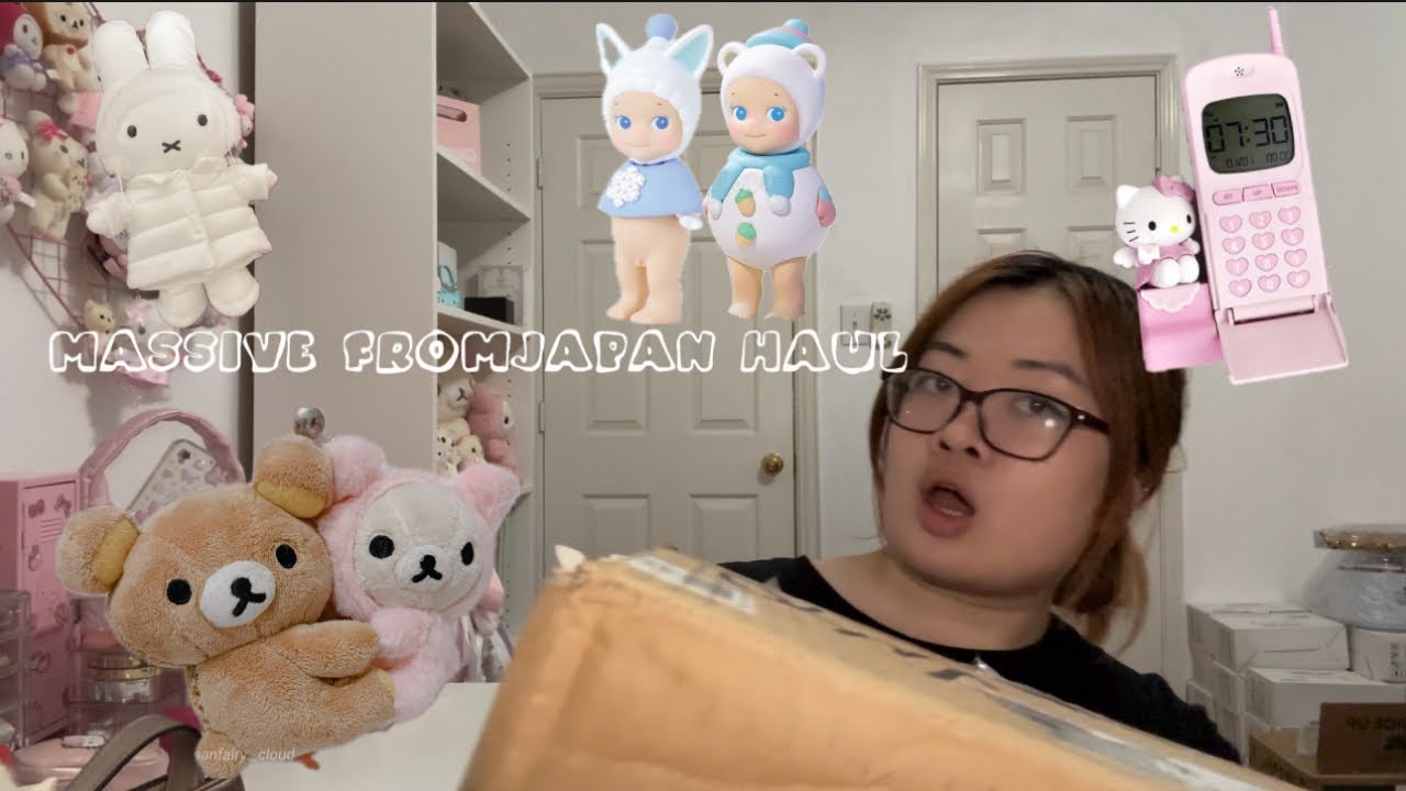 MASSIVE FROMJAPAN / MERCARI JP PROXY SERVICE HAUL (HUGE BOX) HELLO KITTY MIFFY KORILAKKUMA AND MORE