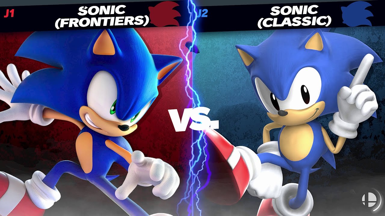 Classic Sonic vs Sonic Frontiers | Super Smash Bros Ultimate
