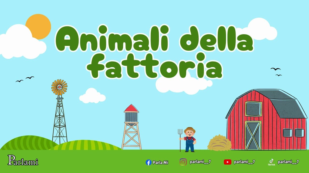حيوانات المزرعة 🌾🐴 | 🌾🐴 Animali della fattoria