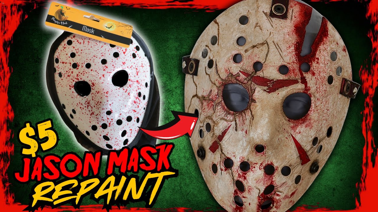$5 Jason Hockey Mask Repaint