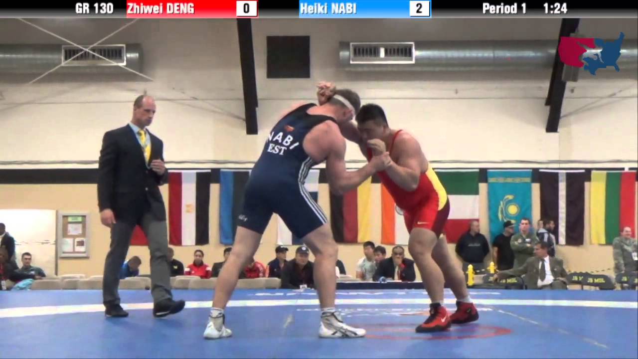 130 KG Rep - Zhiwei Deng (CHN) vs Heiki Nabi (EST)