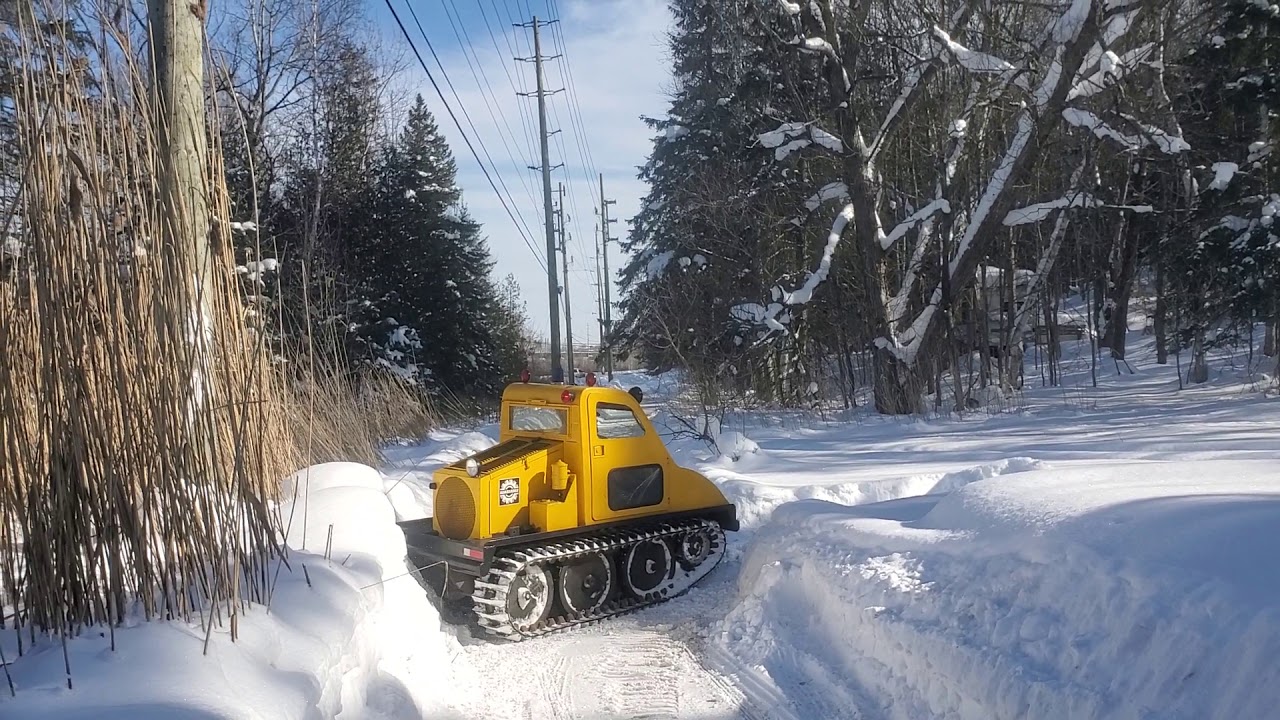 Bombardier first run after fresh gas...