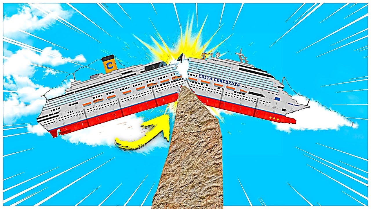 JOGANDO O TITANIC DE 10.000 METROS EM UM CORAL | Floating Sandbox