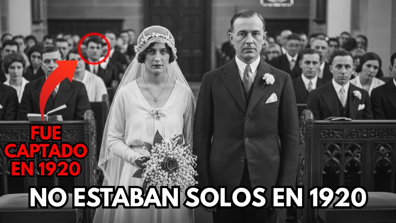 Restauran Foto de Boda de 1920 y Descubren un Detalle ESCALOFRIANTE en las Sombras 😱