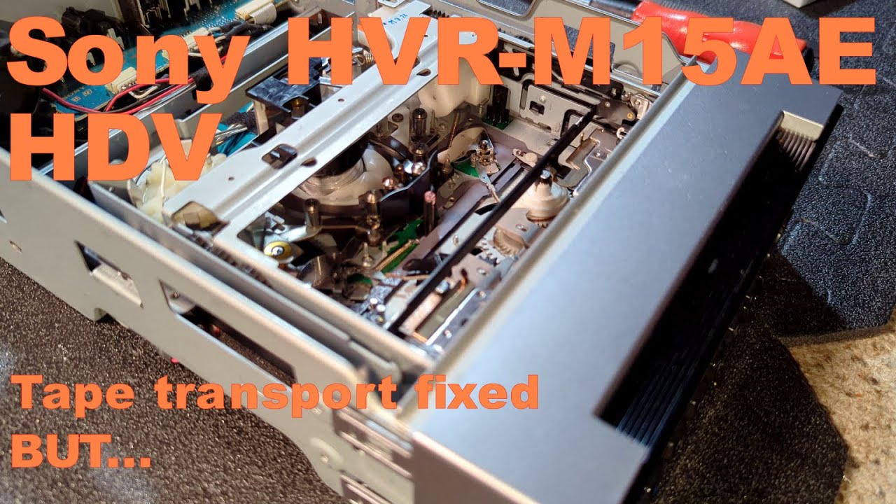 Sony HVR-M15AE Digital HD video recorder tape loading issues part 2