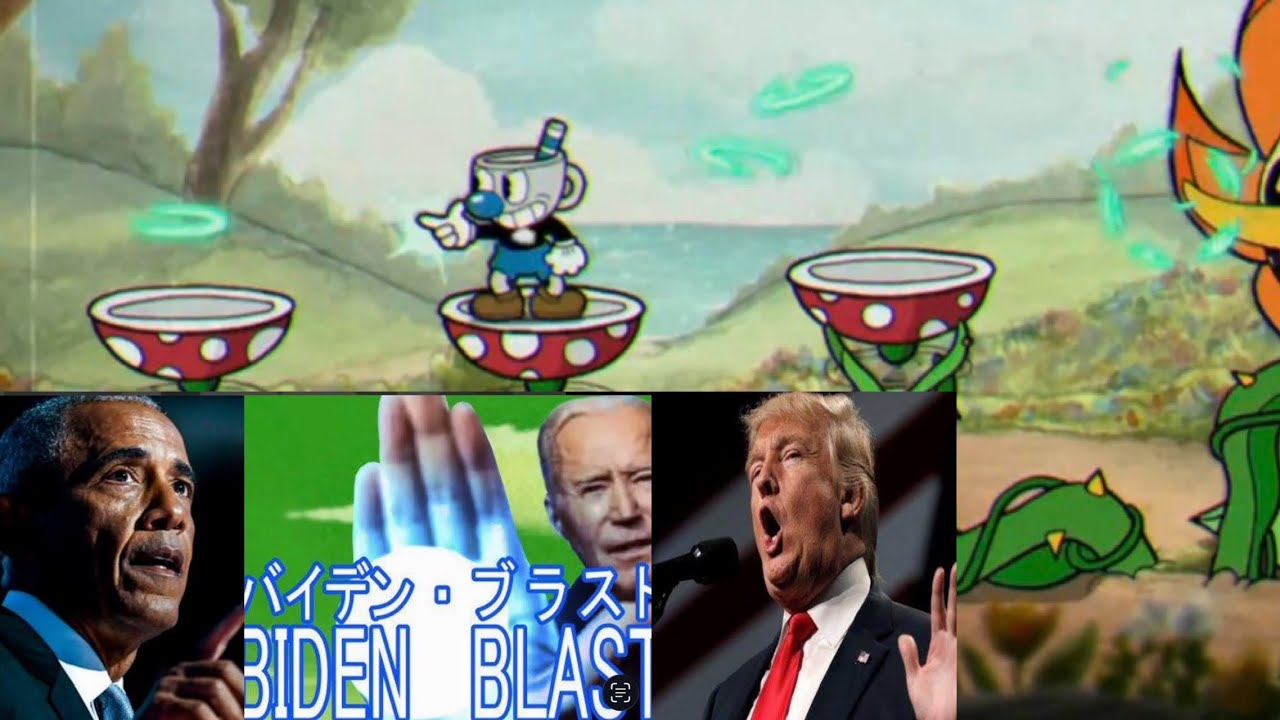 Presidents play cuphead pt 1