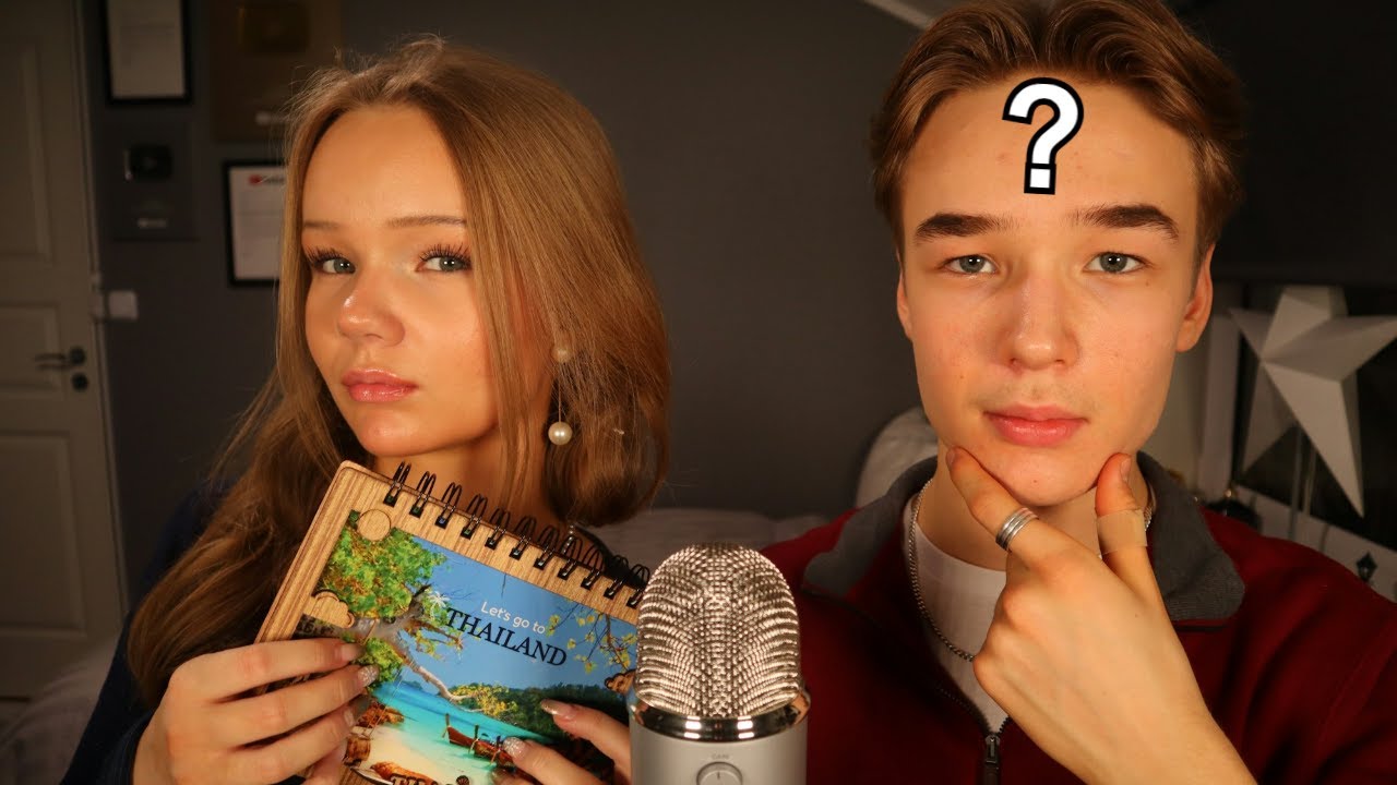 ASMR GUESS THE TRIGGER WITH MY SISTER