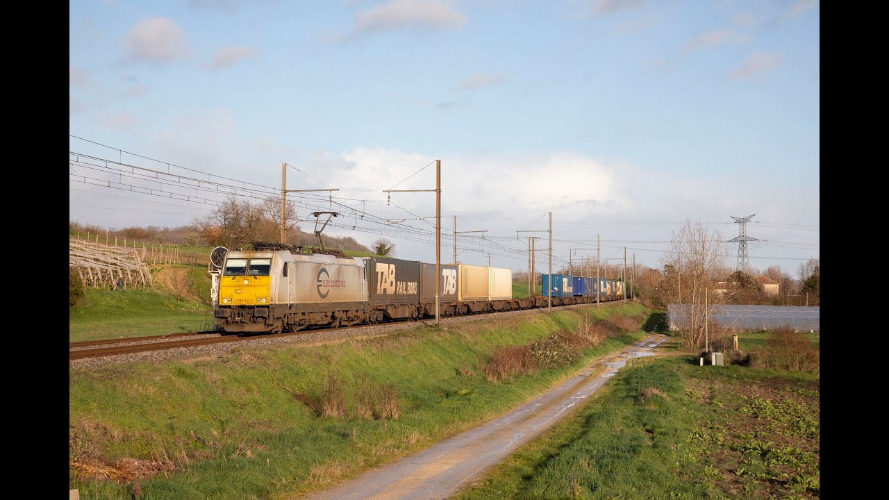 Trains variés en vallée de la Garonne