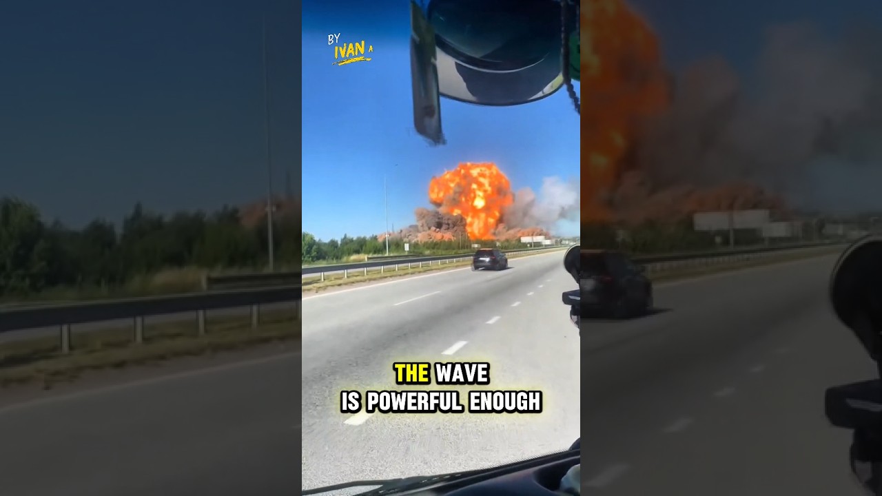 🚗💨 Car Windows Shattered Without Touch?! Shockwave Effect Caught on Camera!